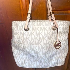 Michael Kors large leather tote